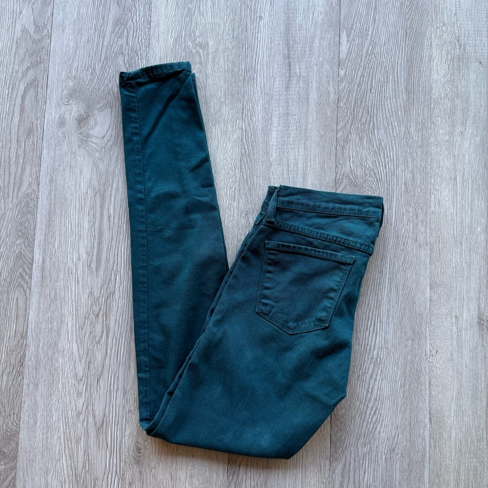 Flying Monkey Skinny Teal Denim Jeans - Picture 16 of 16
